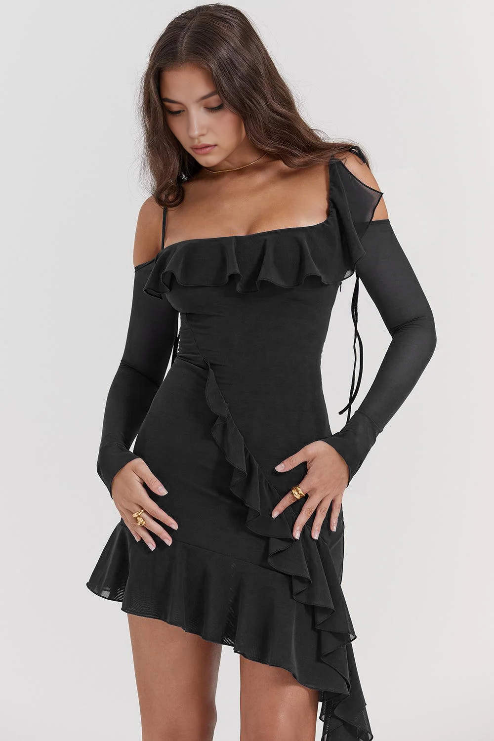 Short Black Sweet Dress